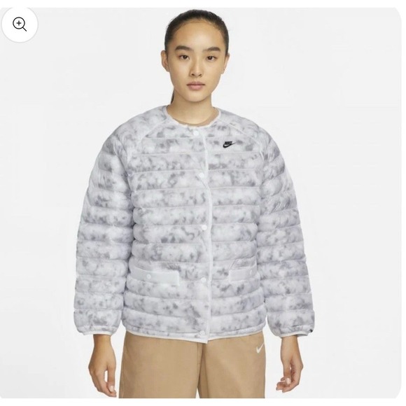 Nike Therma-Fit Tech Pack 3-1 jacket Women's Size XL Butter Yellow NWT Puffer - Picture 3 of 13